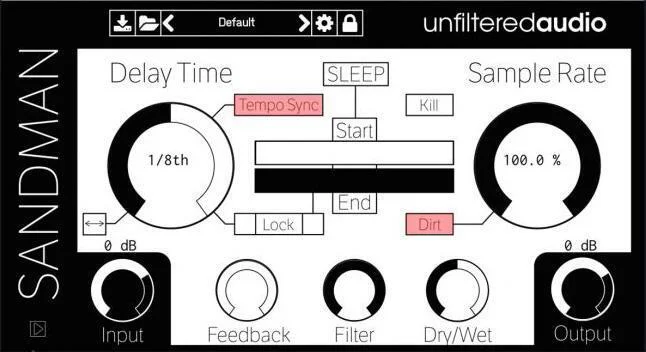 Unfiltered Audio Sandman 延迟插件