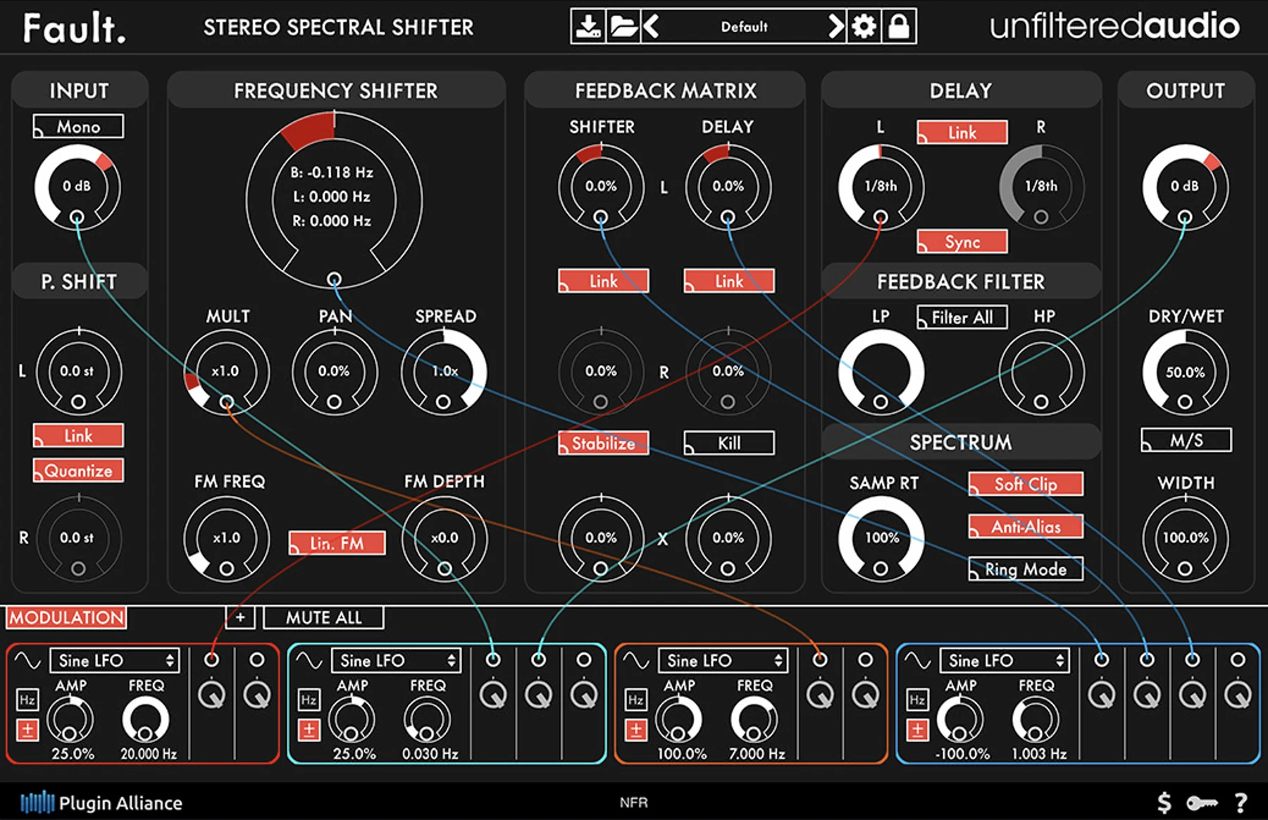 Unfiltered Audio Fault 立体声移频器插件