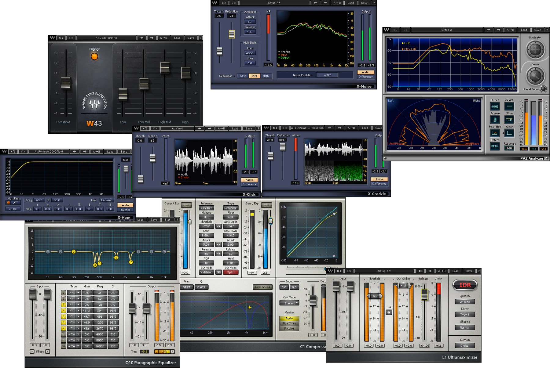 Waves Audio / Phil Manchester 法医音频分析插件套装