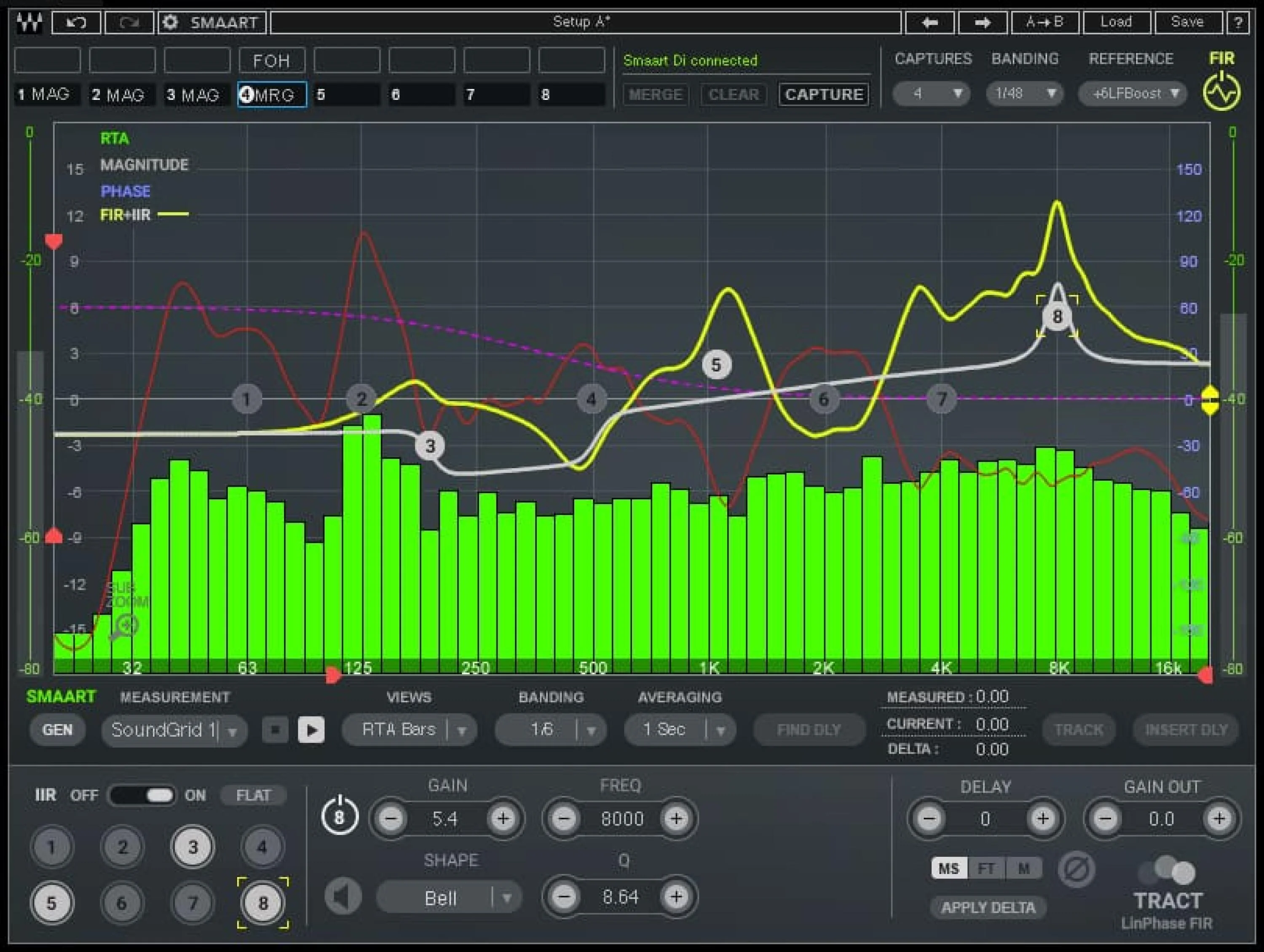 Waves TRACT 系统校准