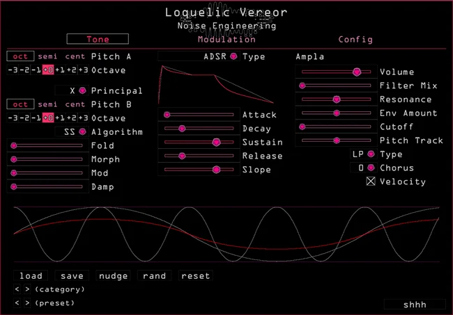 Noise Engineering Loquelic Vereor 复杂振荡器插件