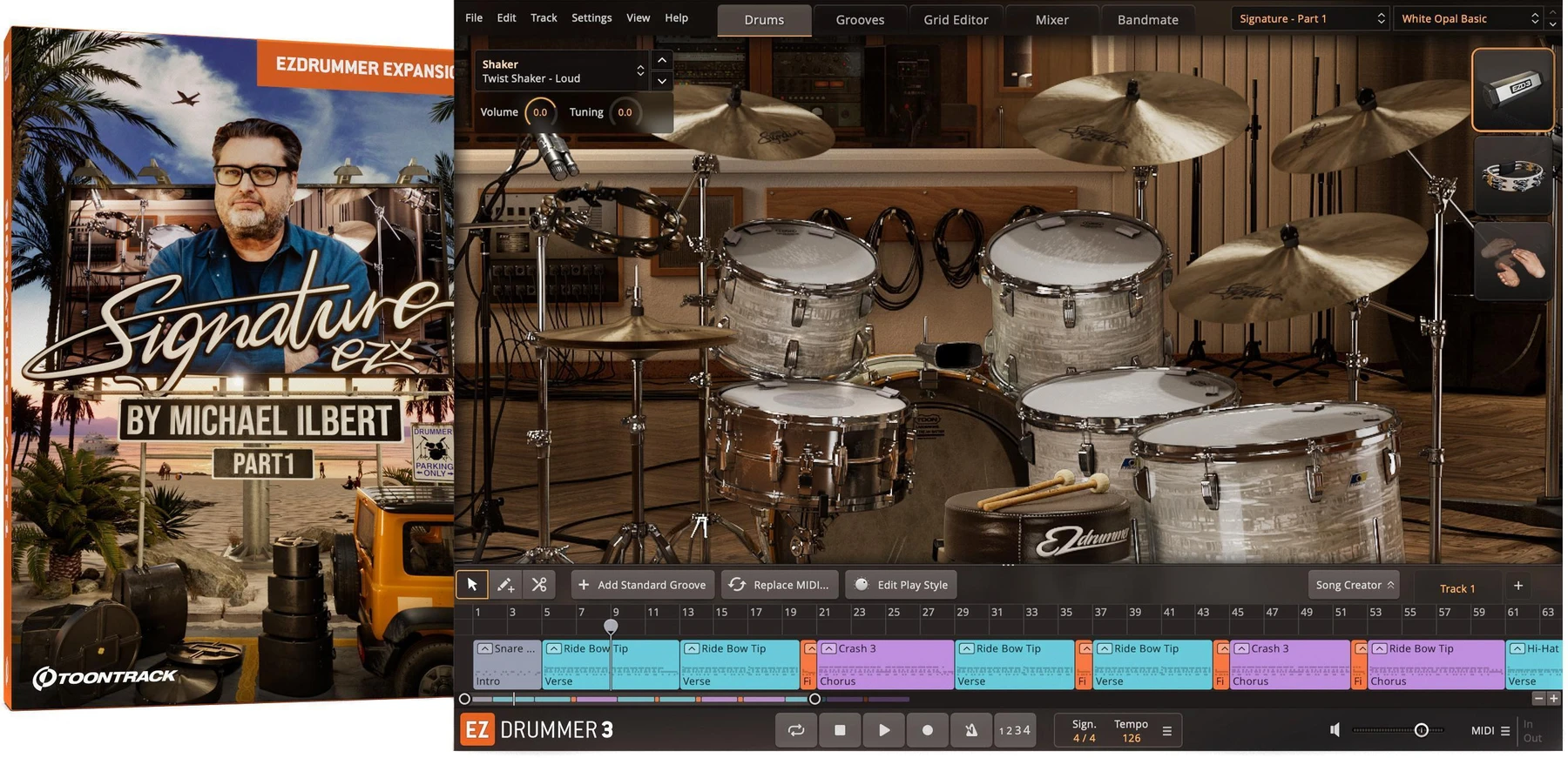 Toontrack Michael Ilbert 签名版 - 第1部分 EZX音色扩展