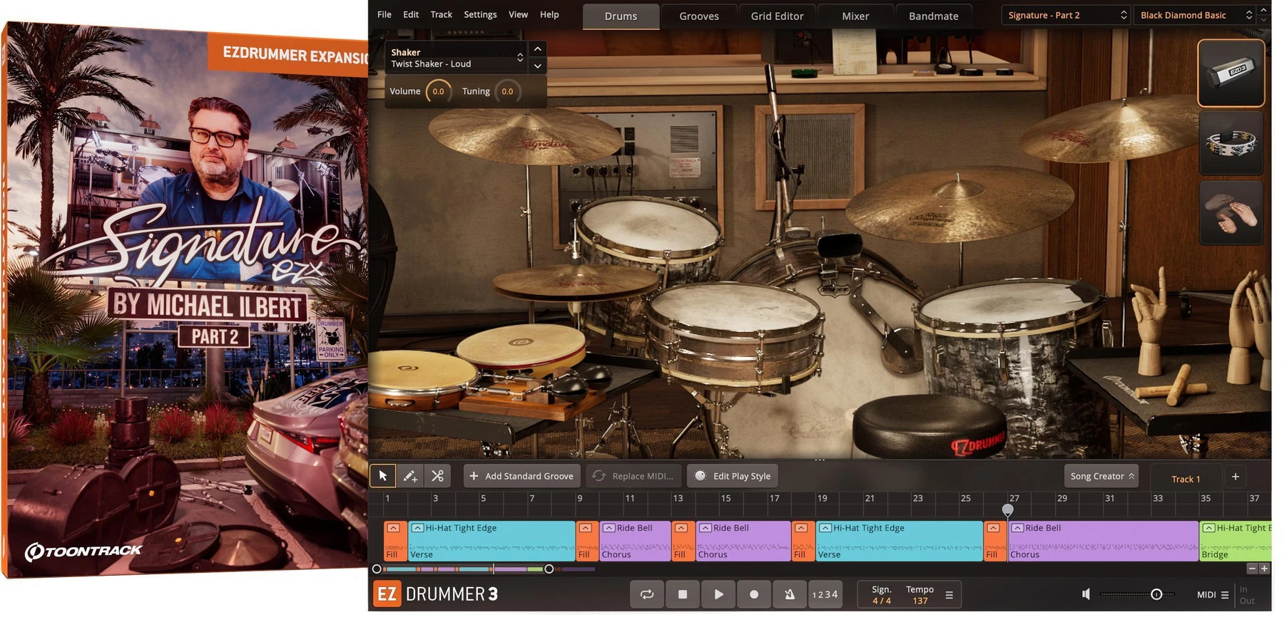 Toontrack Michael Ilbert 签名版 - 第2部分 EZX音色扩展