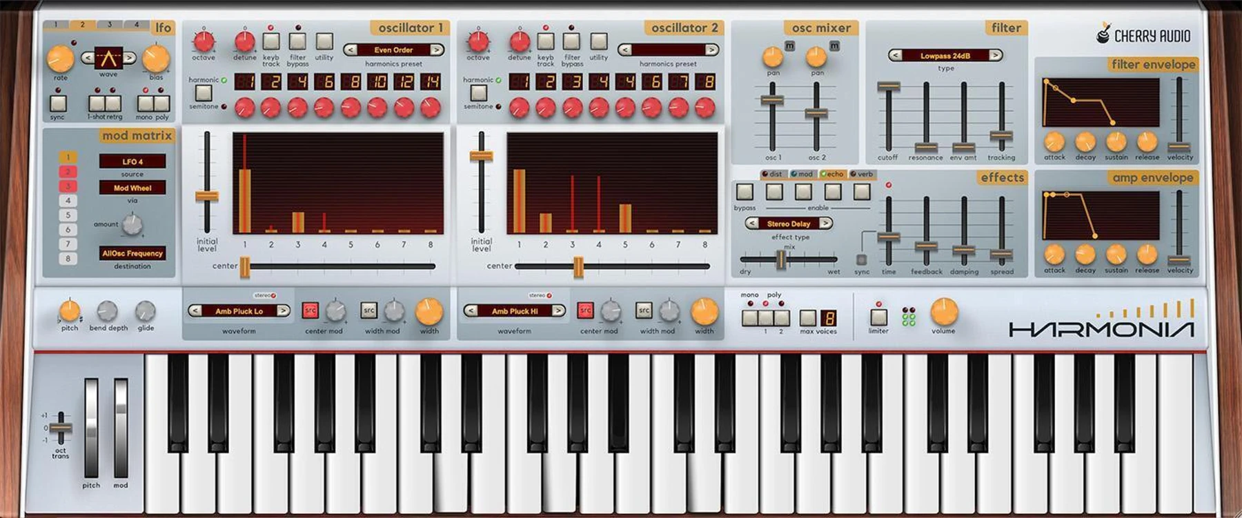 Cherry Audio Harmonia 合成器软件乐器