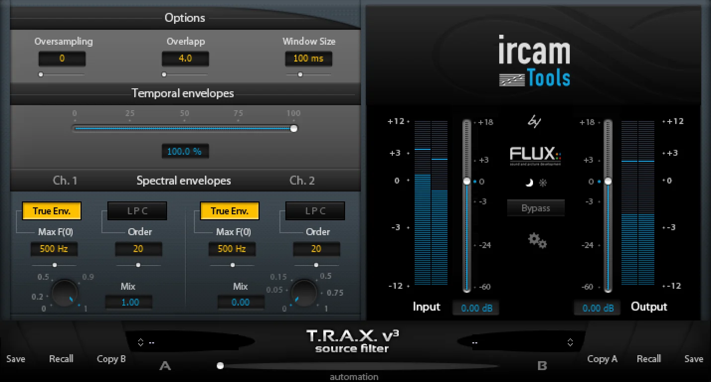 Flux Ircam Trax V3 音频变换与滤波插件