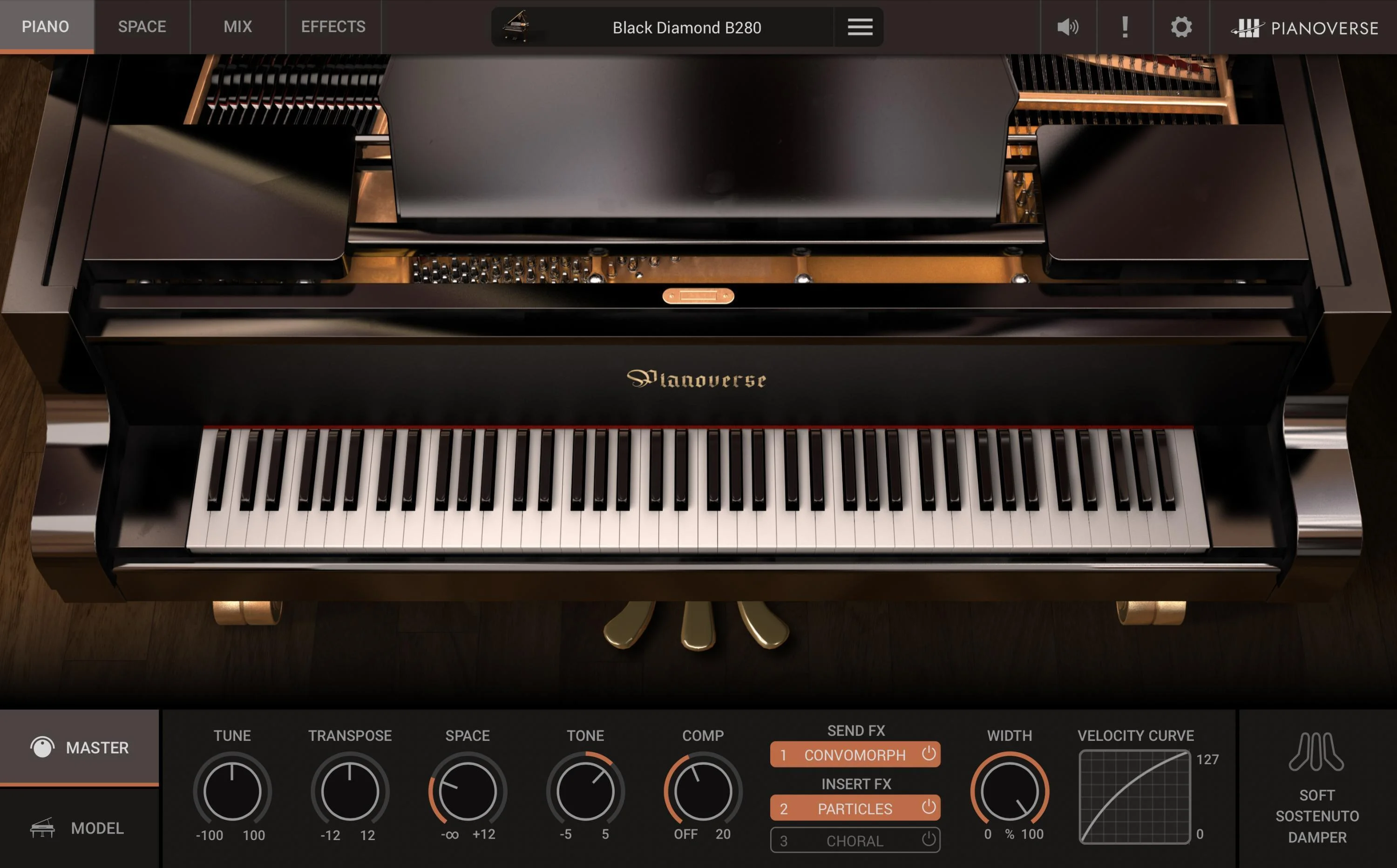 IK Multimedia Pianoverse Black Diamond B280 虚拟三角钢琴插件
