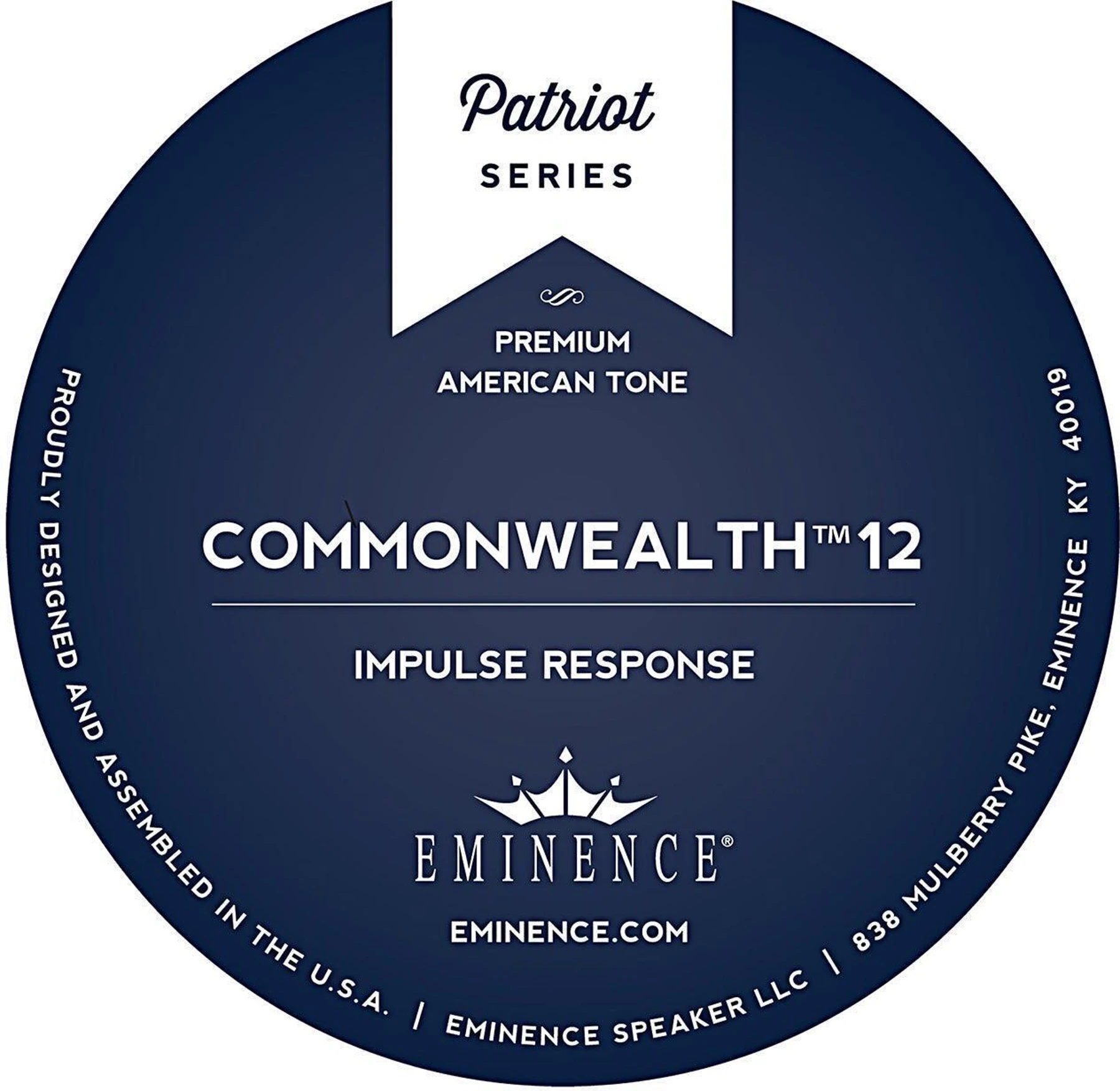 Eminence Commonwealth 12 扬声器脉冲响应