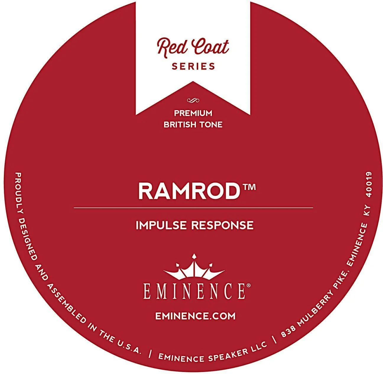 Eminence Ramrod 扬声器脉冲响应