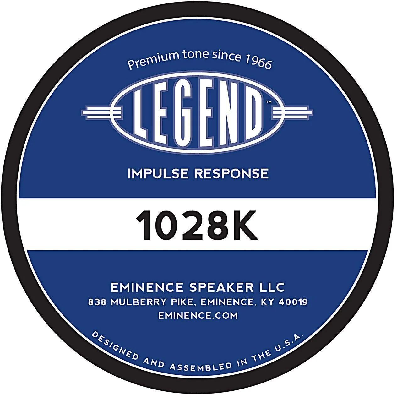 Eminence Legend 1028K 扬声器脉冲响应