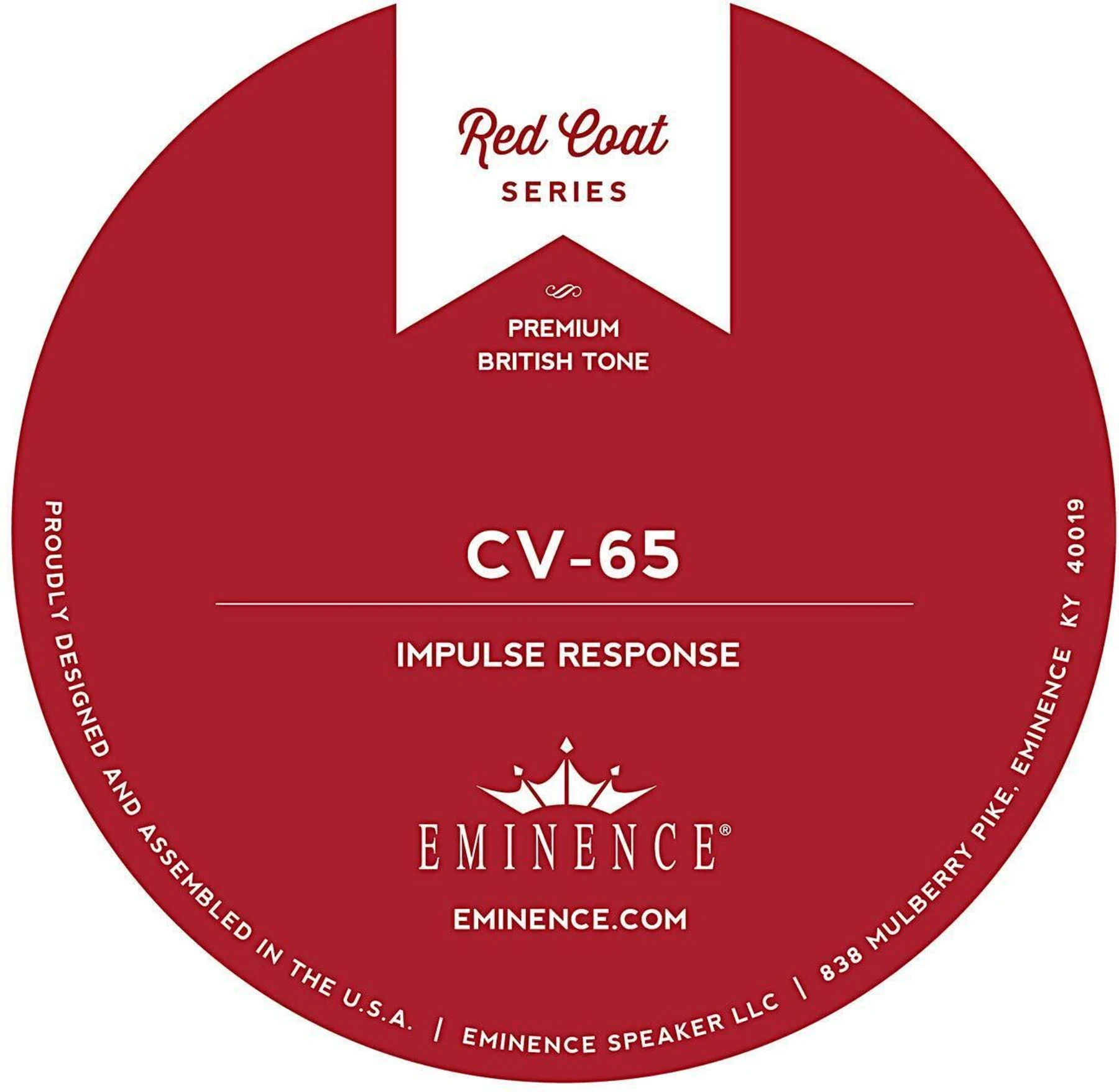 Eminence CV-65 扬声器脉冲响应