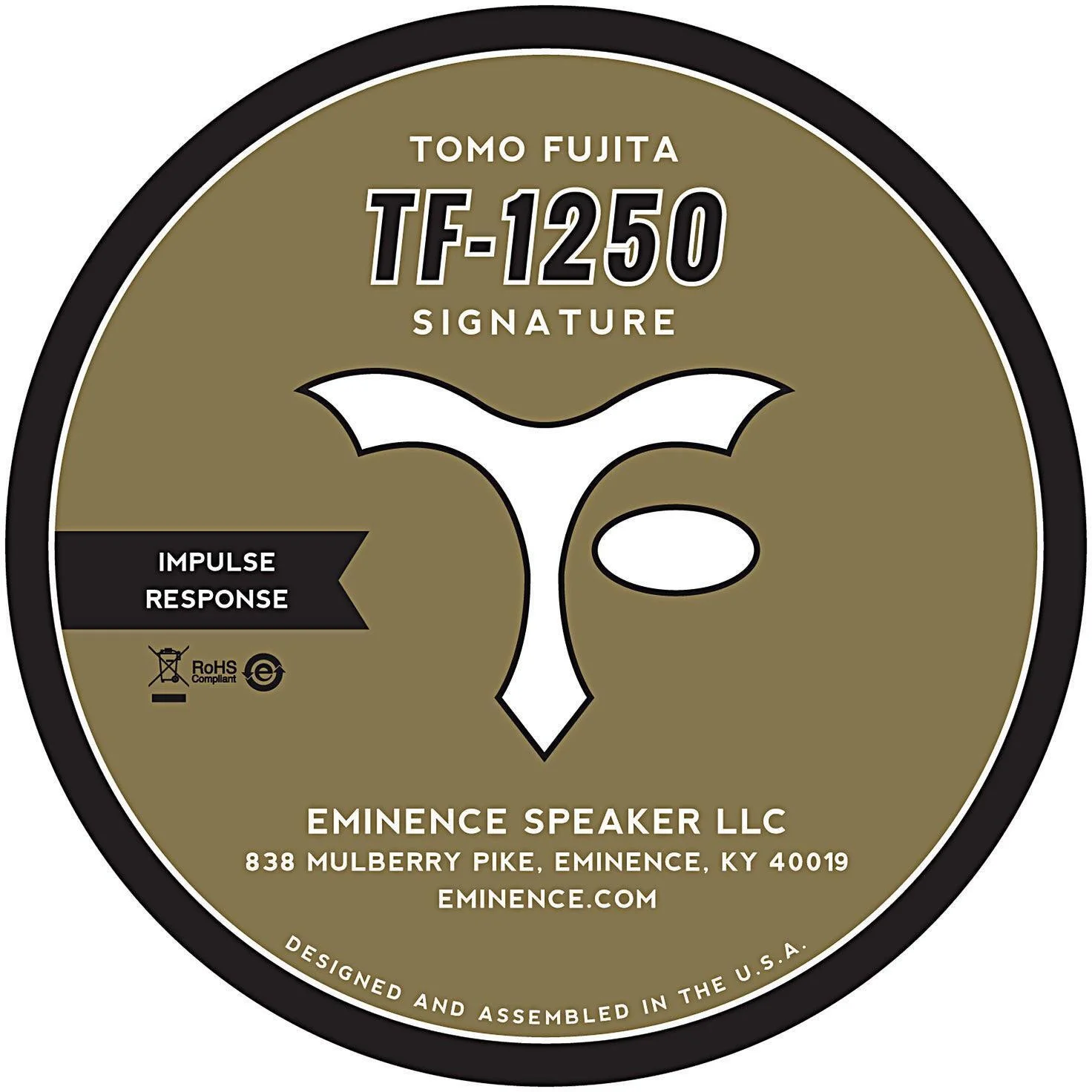 Eminence Tomo Fujita TF-1250 签名款扬声器脉冲响应