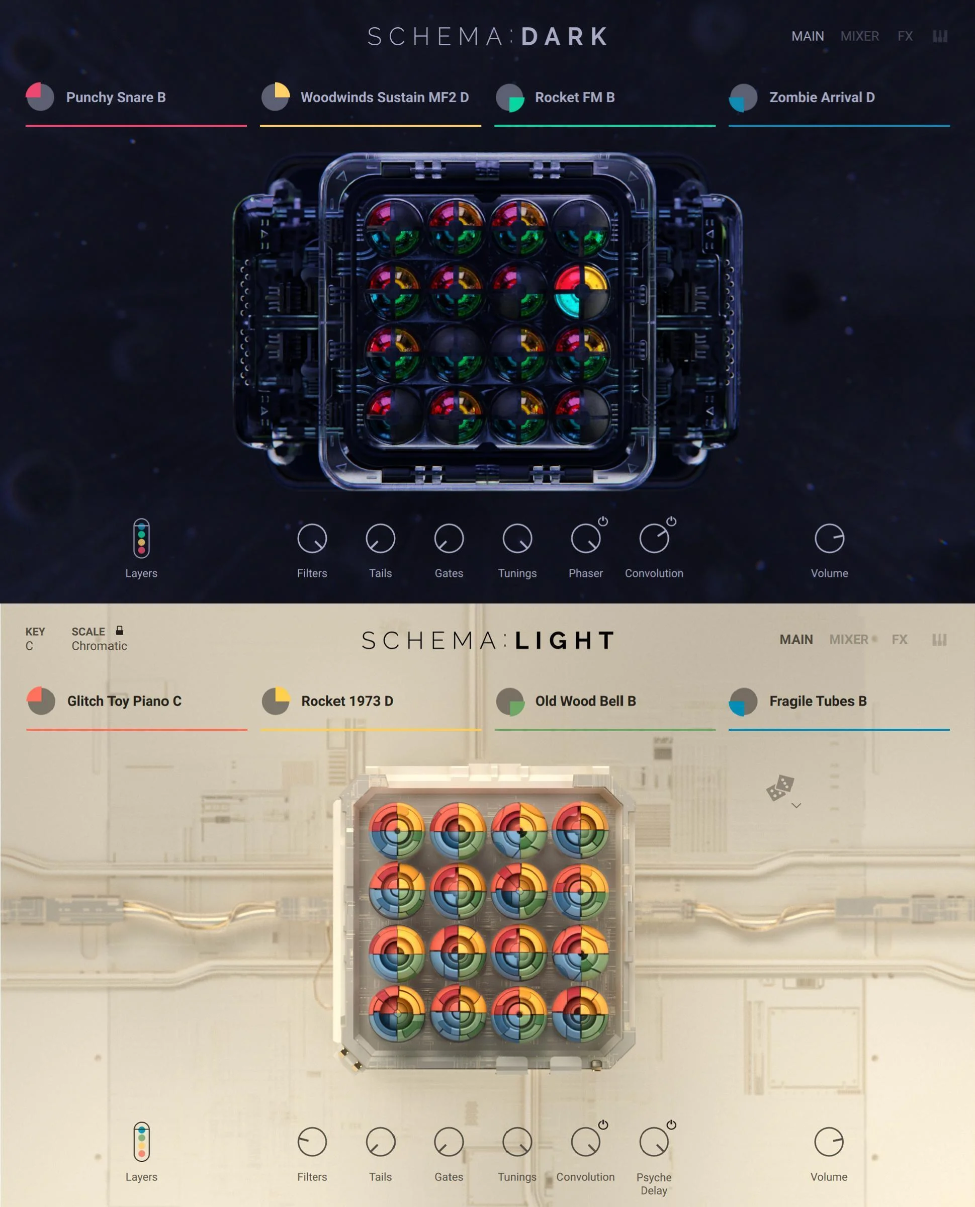 Native Instruments Schema: Dark and Light 音序引擎套装