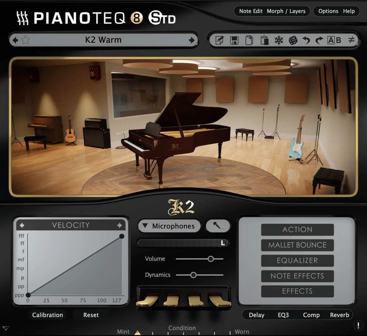 MODARTT K2 三角钢琴音色包（适用于 Pianoteq）