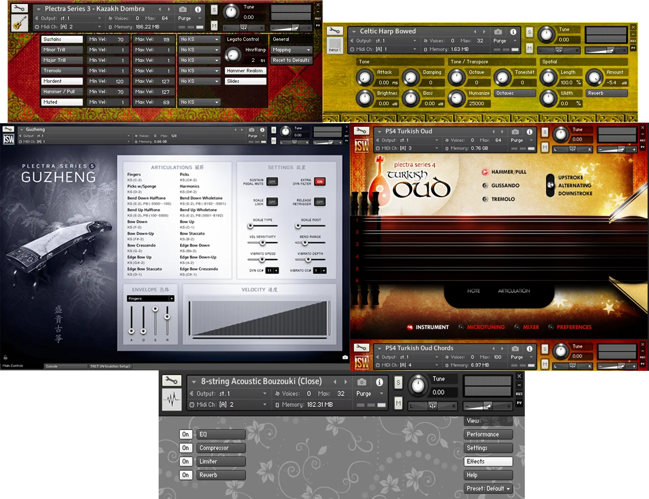 Impact Soundworks Plectra 系列捆绑包（适用于 Kontakt）