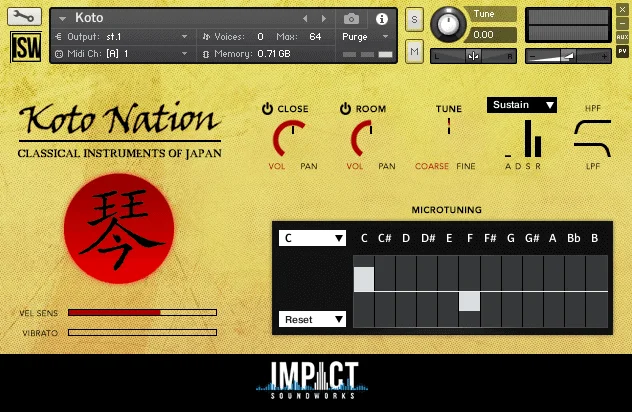 Impact Soundworks Koto Nation：日本古典乐器（适用于 Kontakt）