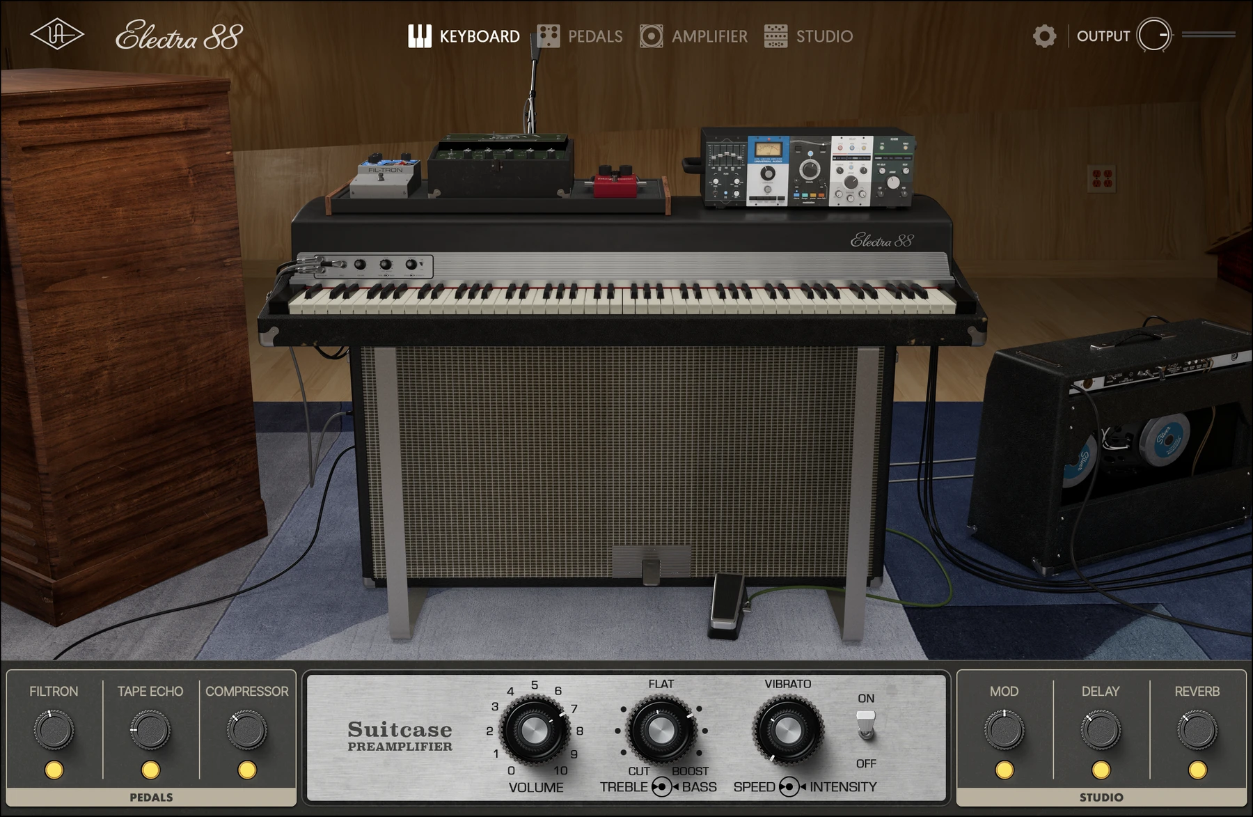 Universal Audio Electra 88 复古键盘工作室 UAD 插件