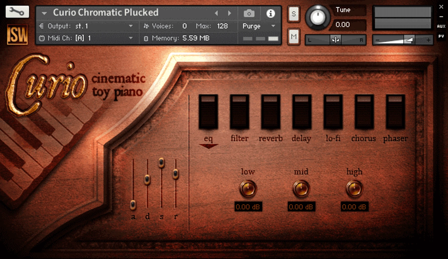 Impact Soundworks Curio 电影风玩具钢琴（适用于 Kontakt）