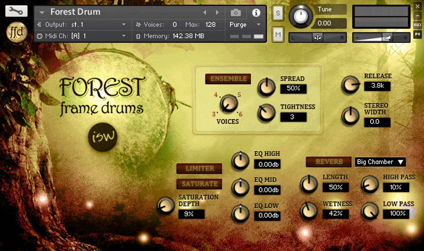 Impact Soundworks Forest Frame Drums 框鼓乐器（适用于 Kontakt）