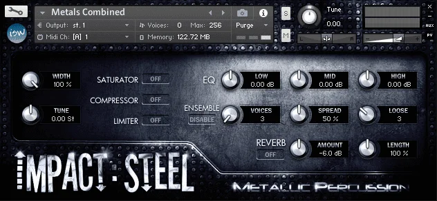 Impact Soundworks Impact Steel 电影风金属打击乐器（适用于 Kontakt）