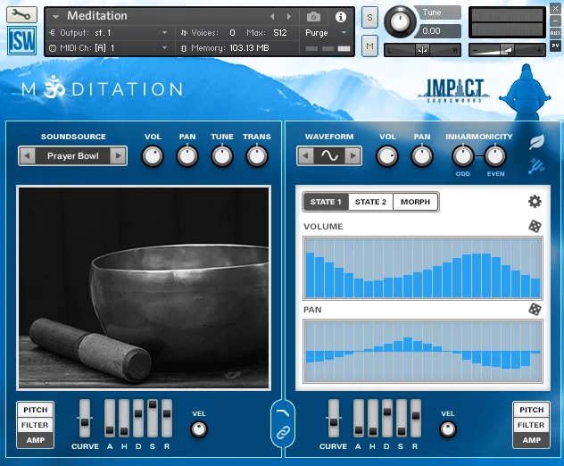Impact Soundworks Meditation 虚拟乐器（适用于 Kontakt）