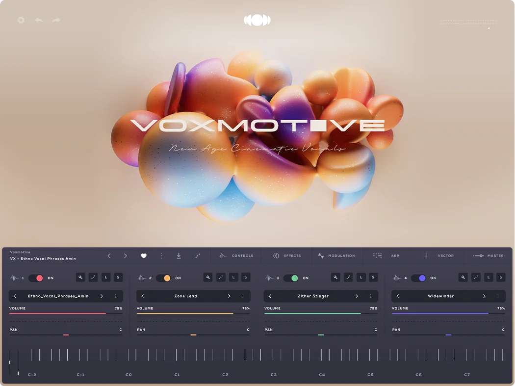 Audiomodern Voxmotive 适用于 Soundbox 的虚拟人声乐器扩展