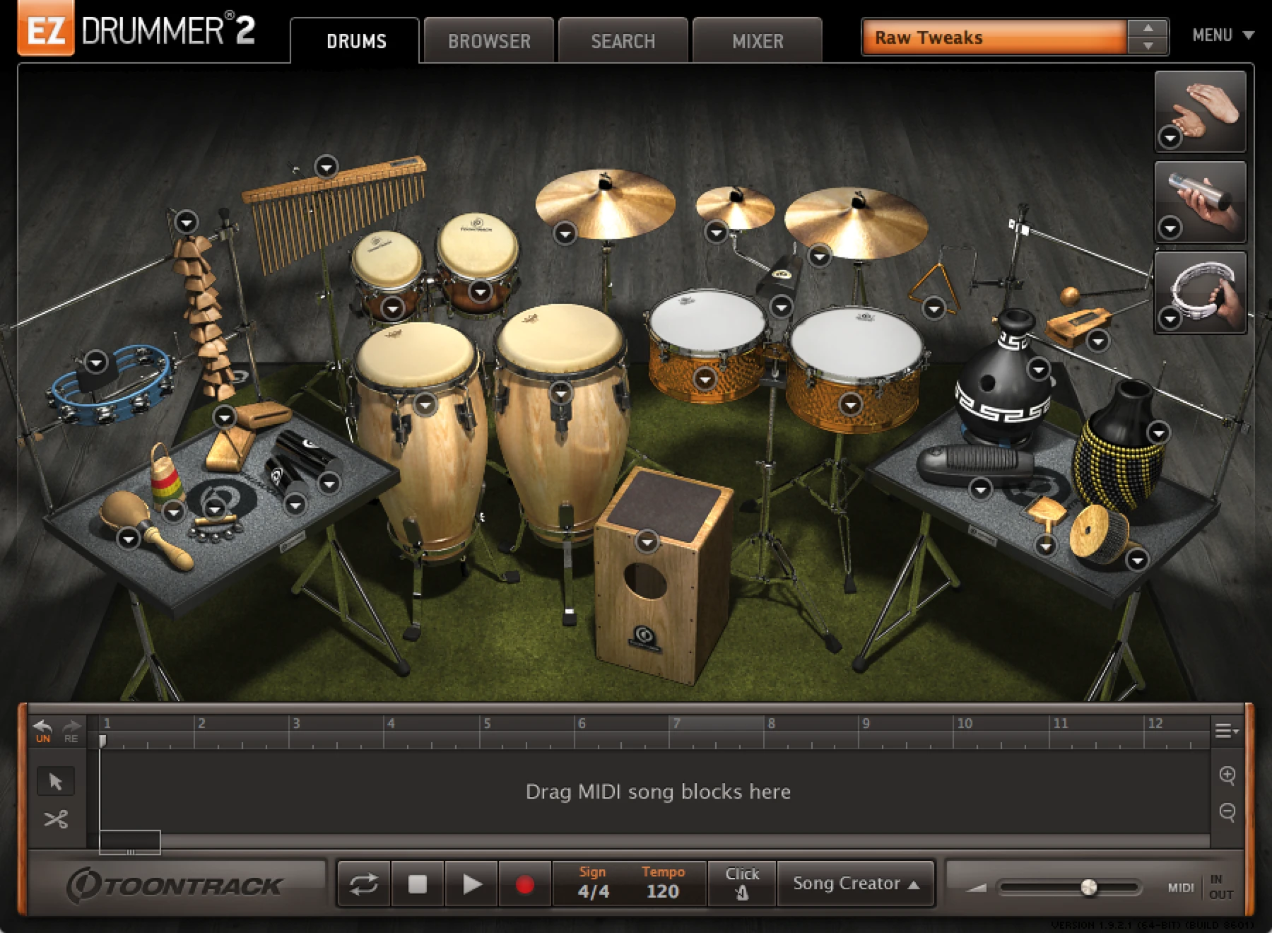 Toontrack Latin Percussion EZX 音色扩展包