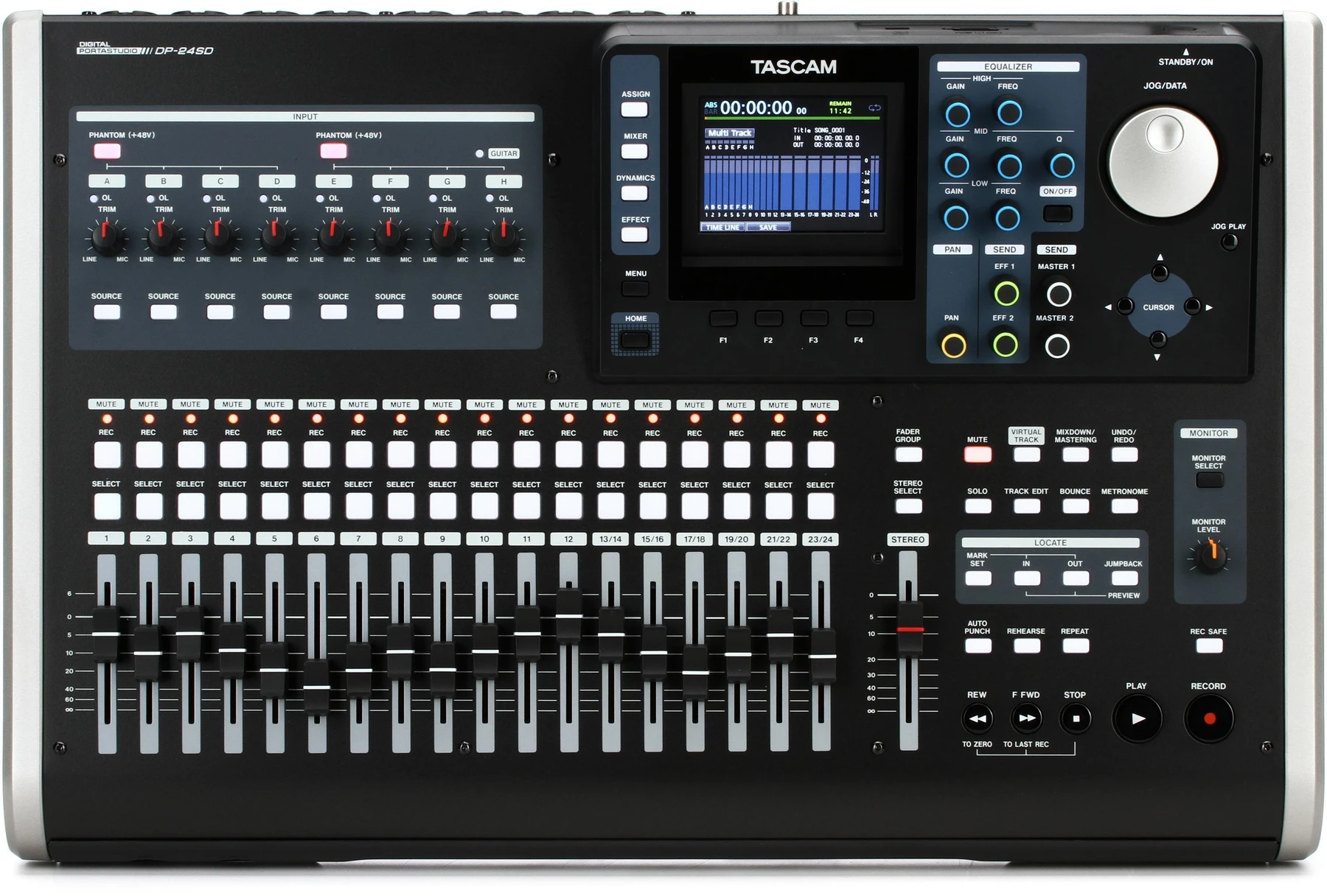 TASCAM DP-24SD 24轨数字便携式录音工作站