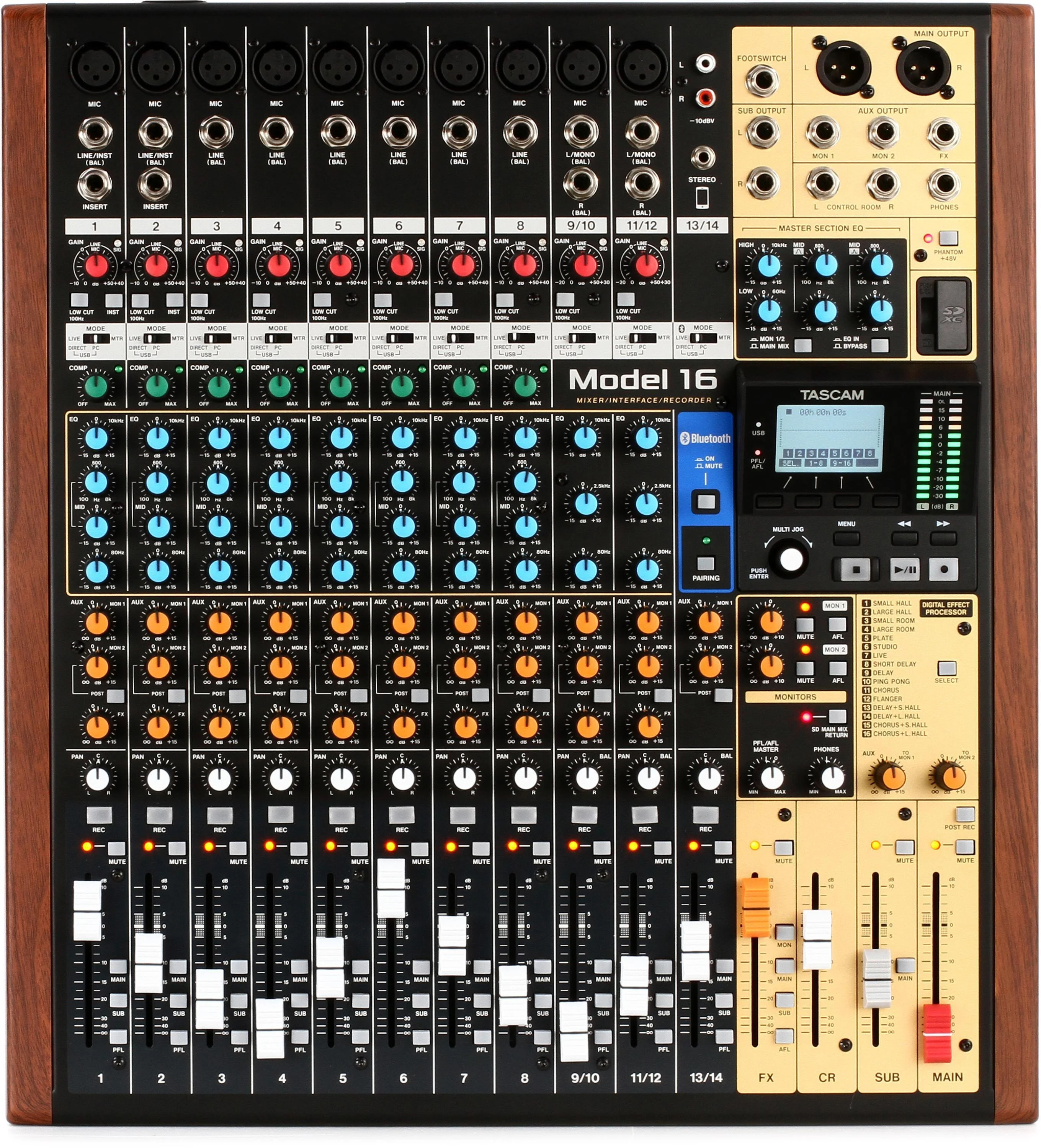 TASCAM Model 16 16通道模拟录音调音台
