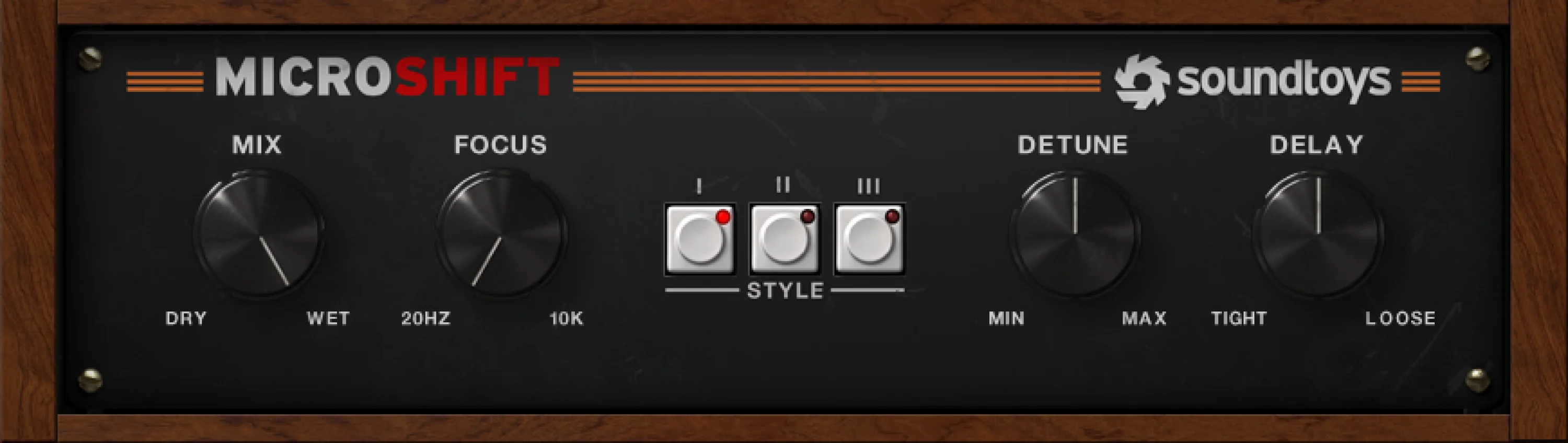 Soundtoys MicroShift 经典立体声扩展插件