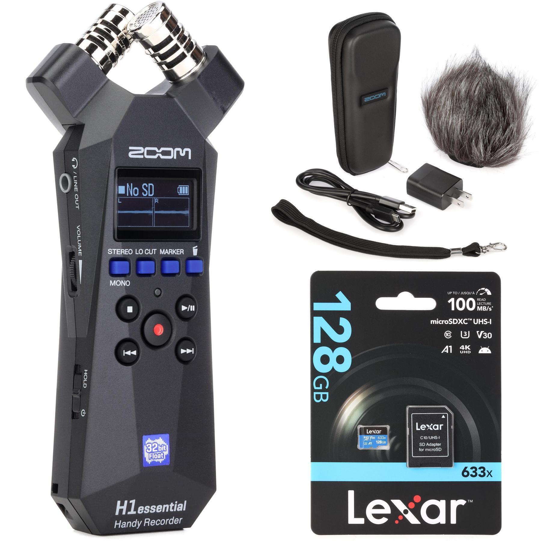 Zoom H1essential 便携式录音机基础套装