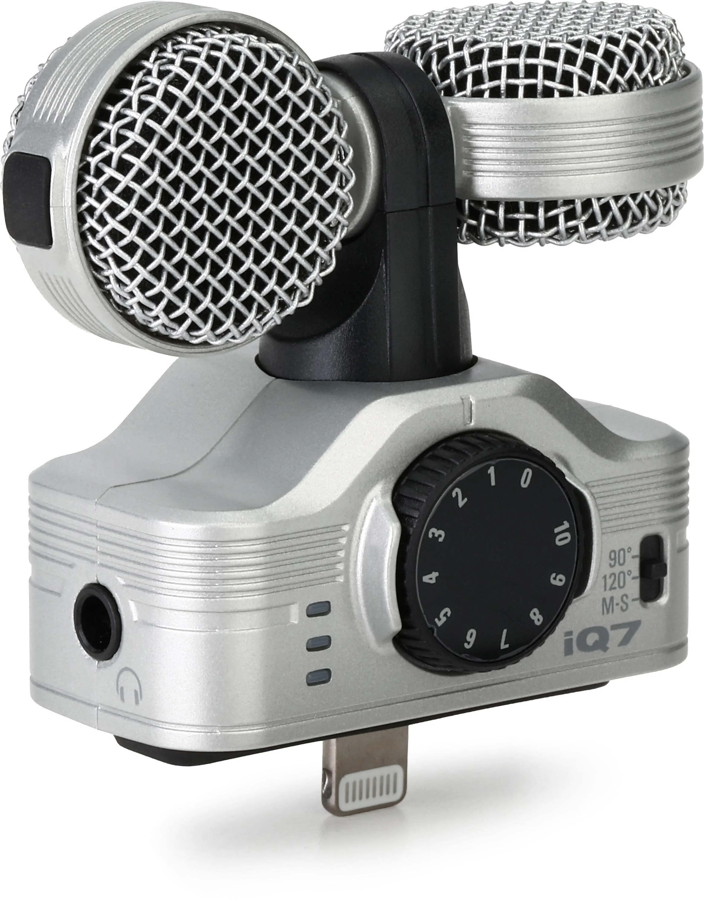 Zoom iQ7 适用于iOS设备的可旋转中侧立体声麦克风