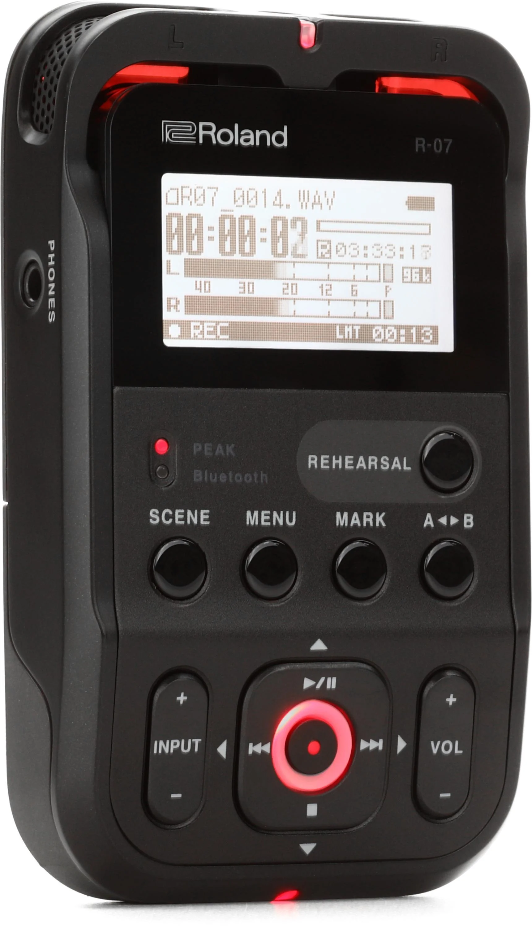 Roland R-07 2通道手持式录音机