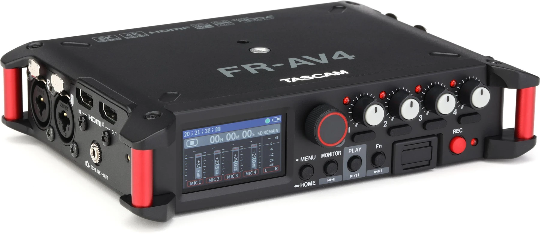 TASCAM FR-AV4 32位现场录音机/时间码发生器