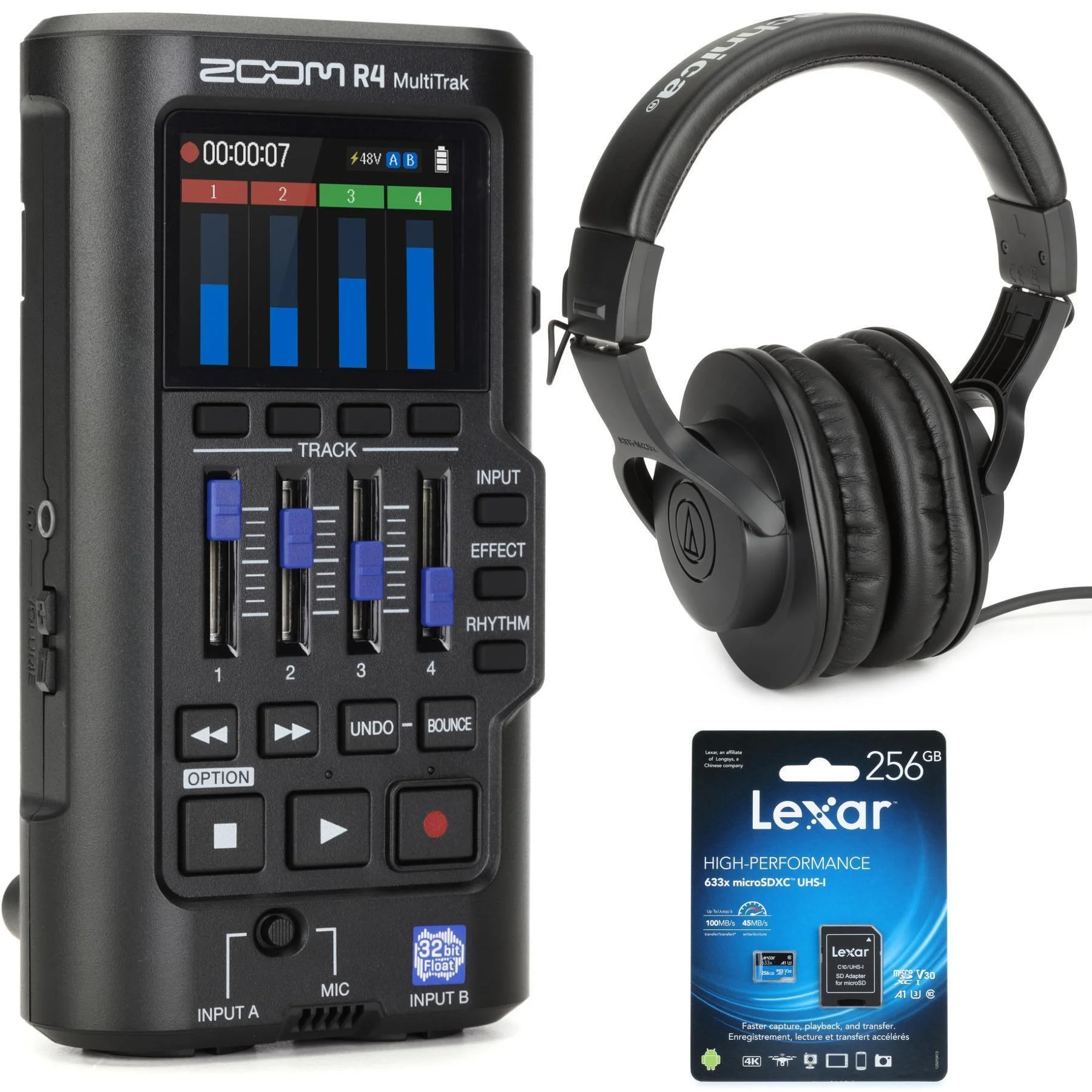 Zoom R4 多轨SD卡录音机兼USB音频接口套装
