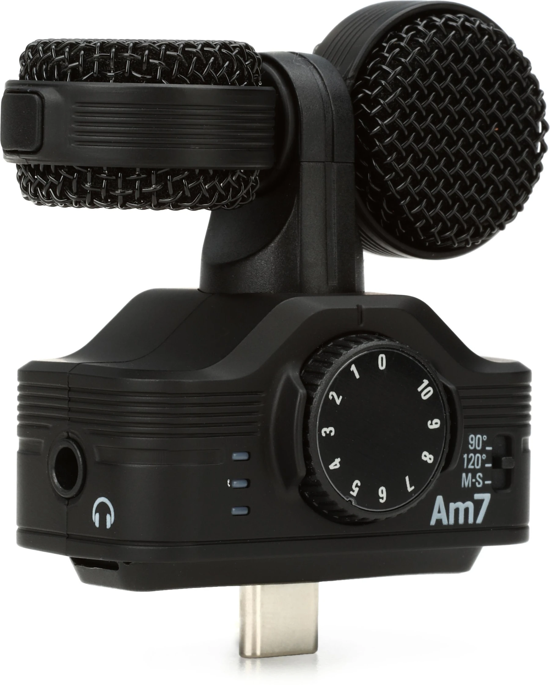 Zoom Am7 适用于Android设备的可旋转中侧立体声麦克风