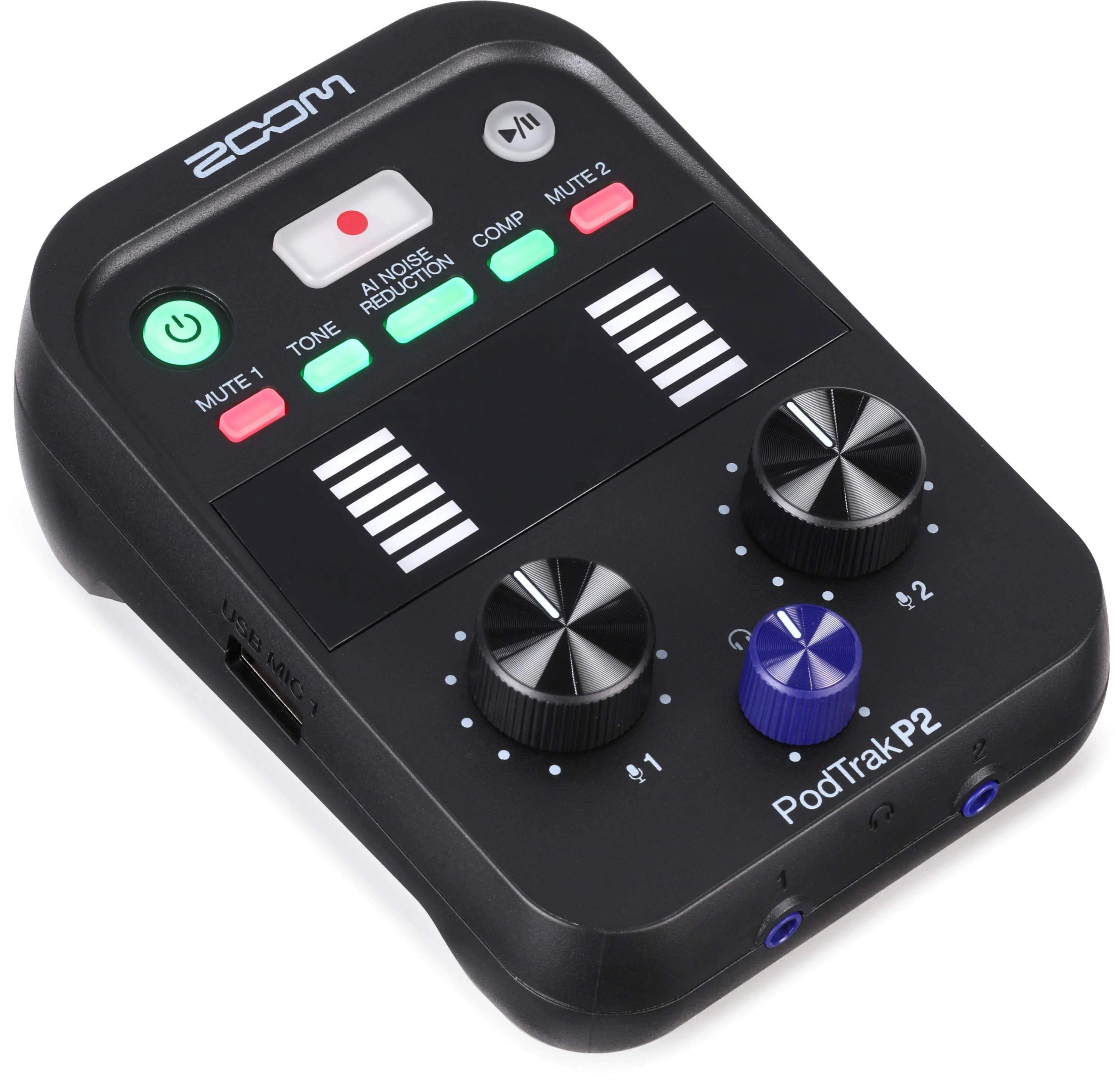 Zoom PodTrak P2 USB麦克风录音机