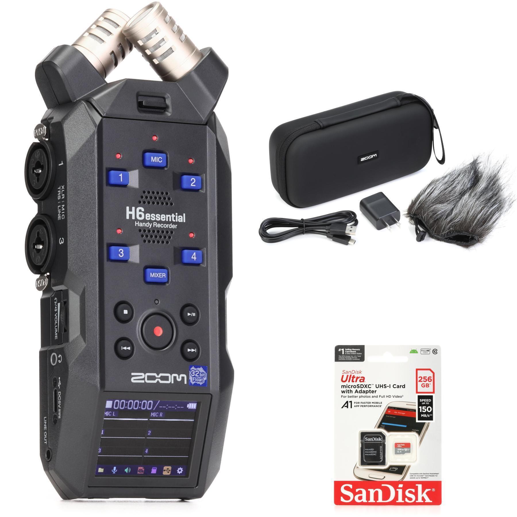Zoom H6essential 手持式录音机基础套装