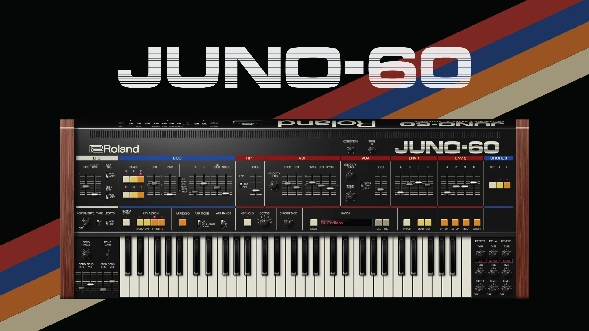 Roland Juno-60 软件合成器插件