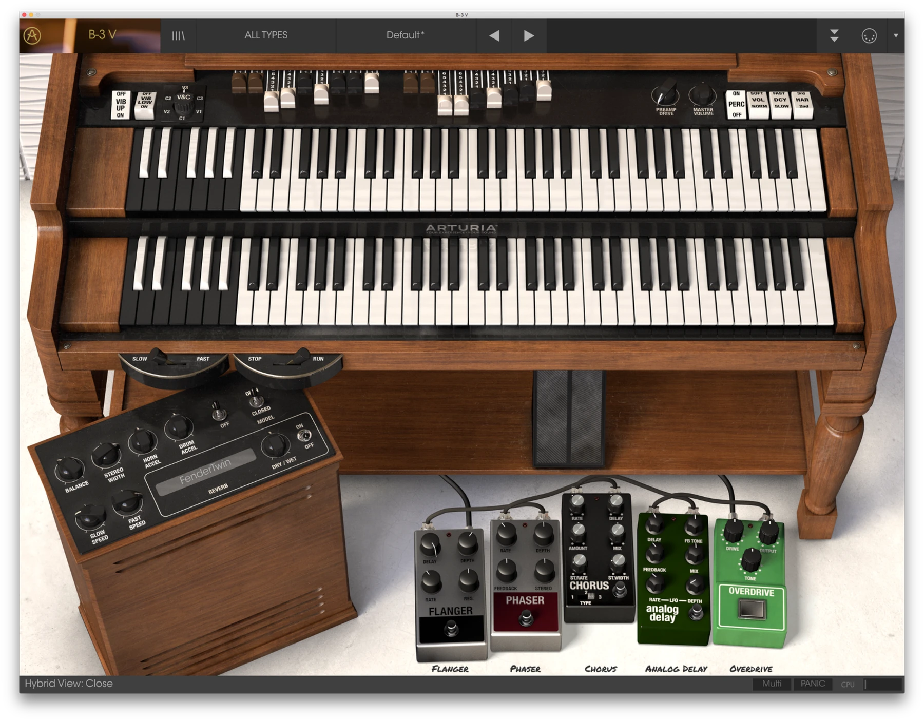 Arturia B-3 V 音轮风琴与旋转音箱软件乐器