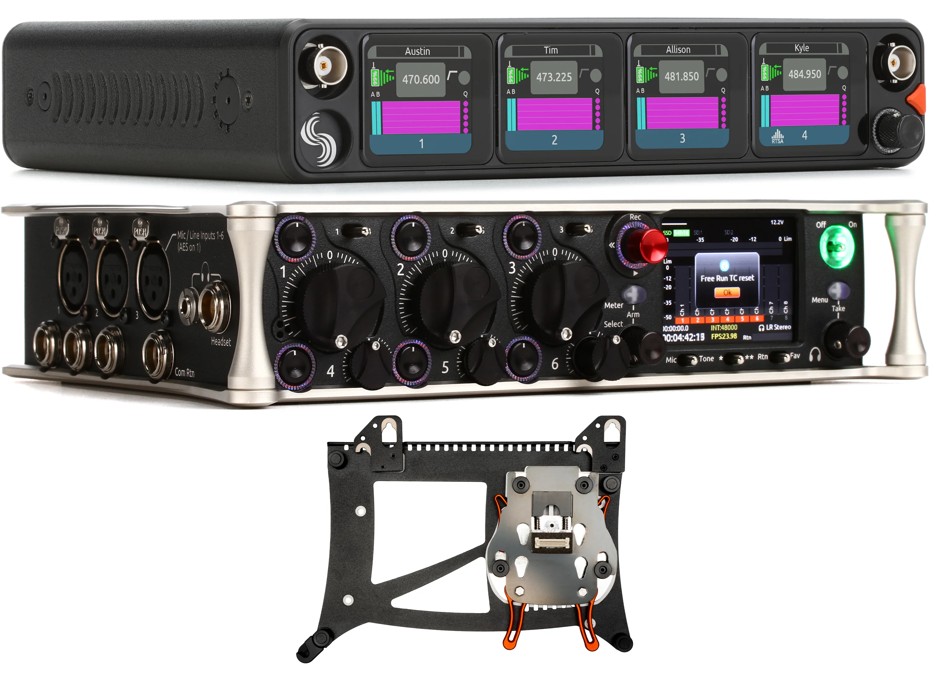 Sound Devices 833 8通道现场调音台套装（含12轨录音功能和4通道无线接收器）