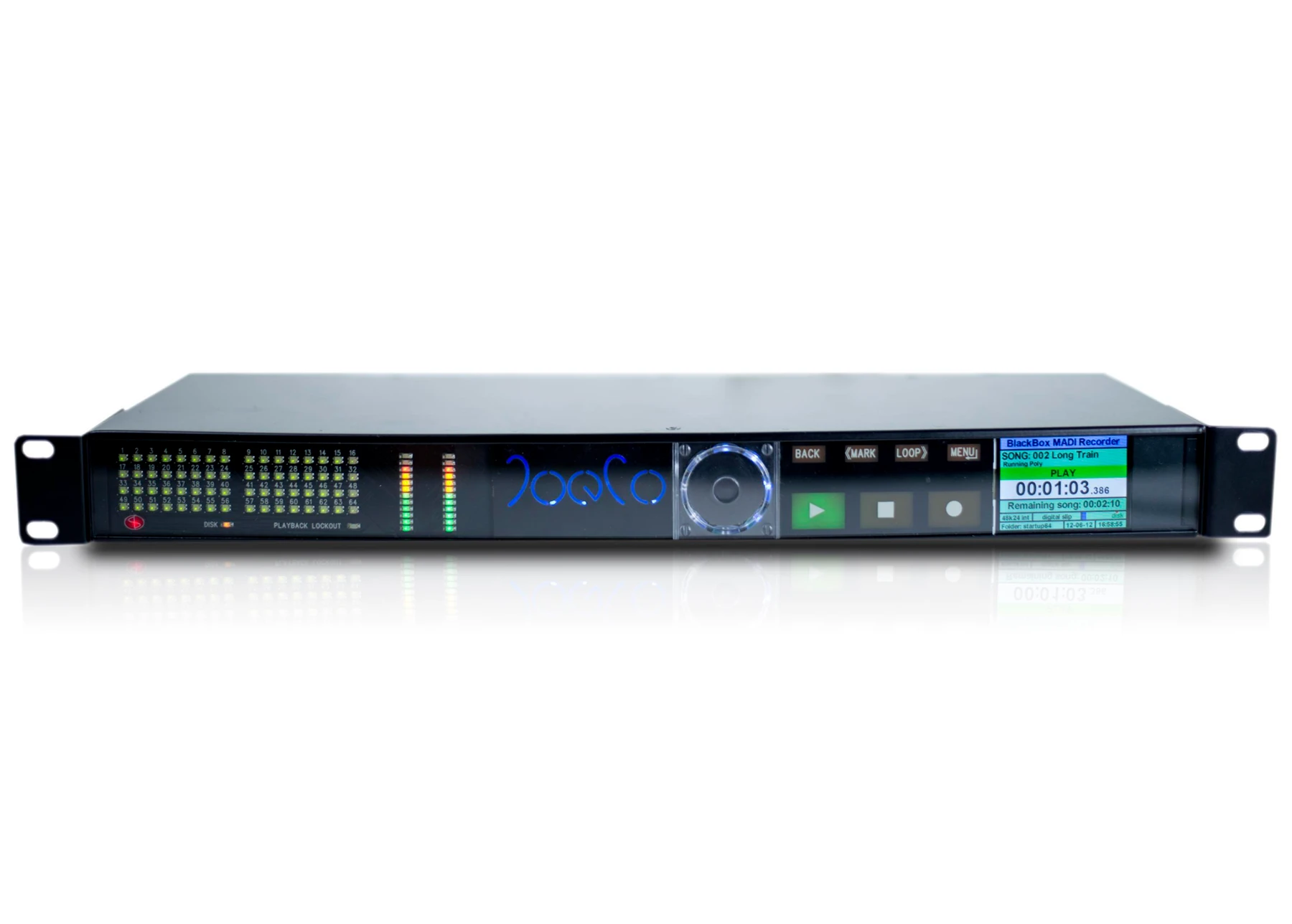 JoeCo BlackBox BBR64-MADI 64轨录音机（含MADI输入/输出）