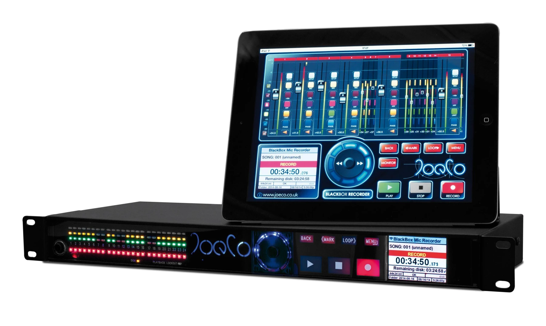 JoeCo BlackBox BBR1MP 24轨数字录音机