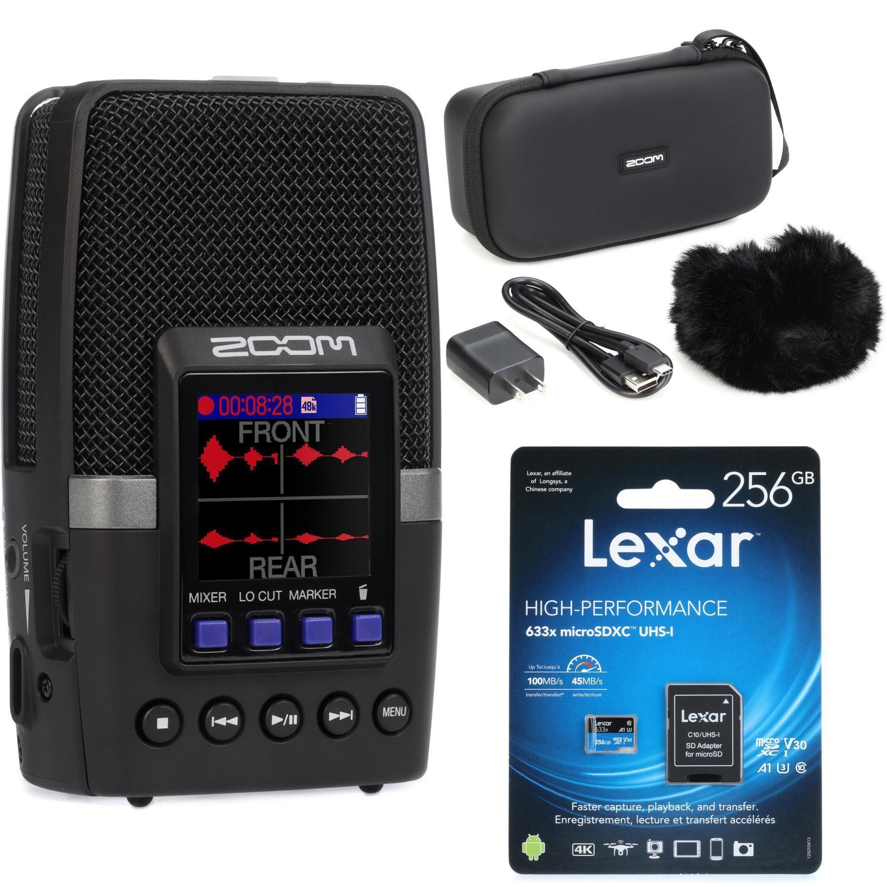 Zoom H2essential 多麦克风手持录音机基础套装