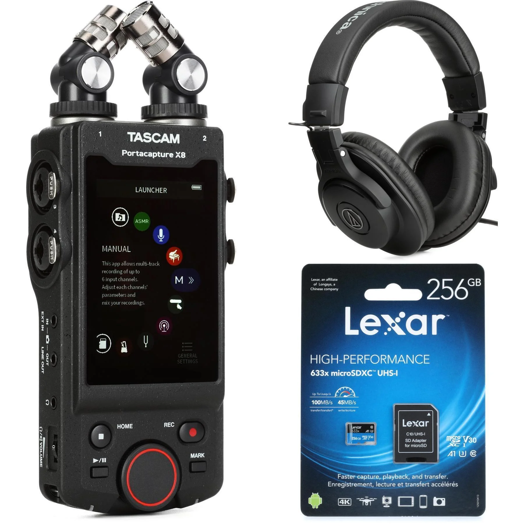 TASCAM Portacapture X8 便携式播客套装