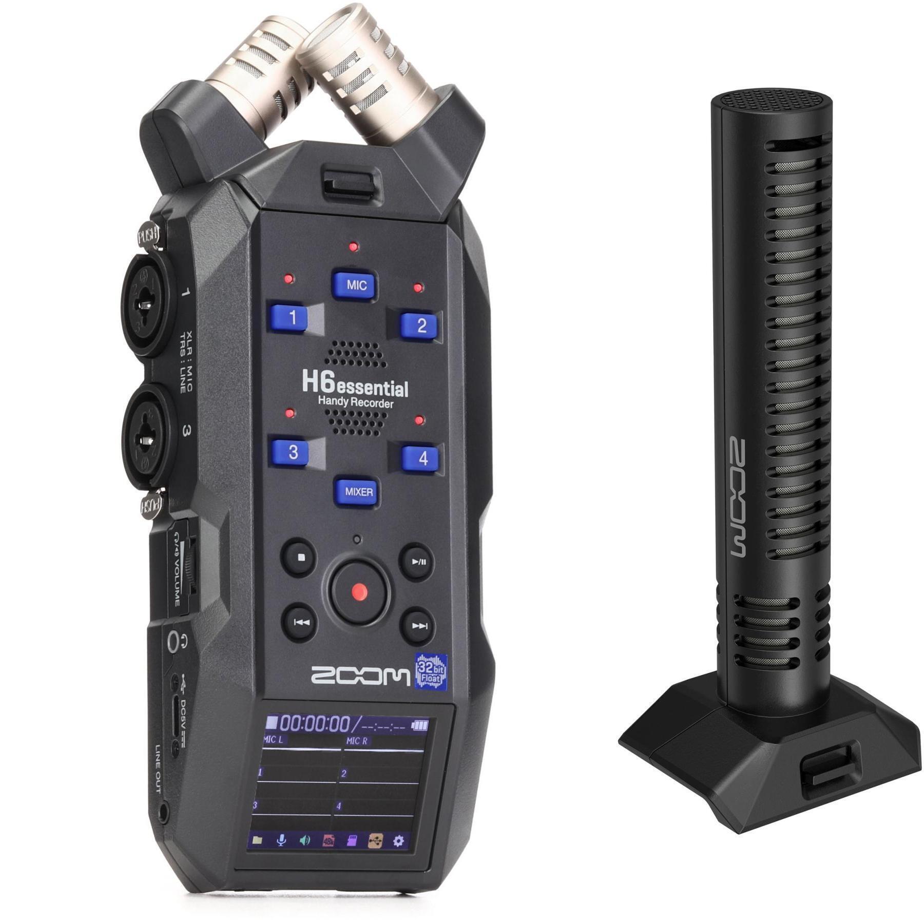 Zoom H6essential 手持录音机（含枪式麦克风）