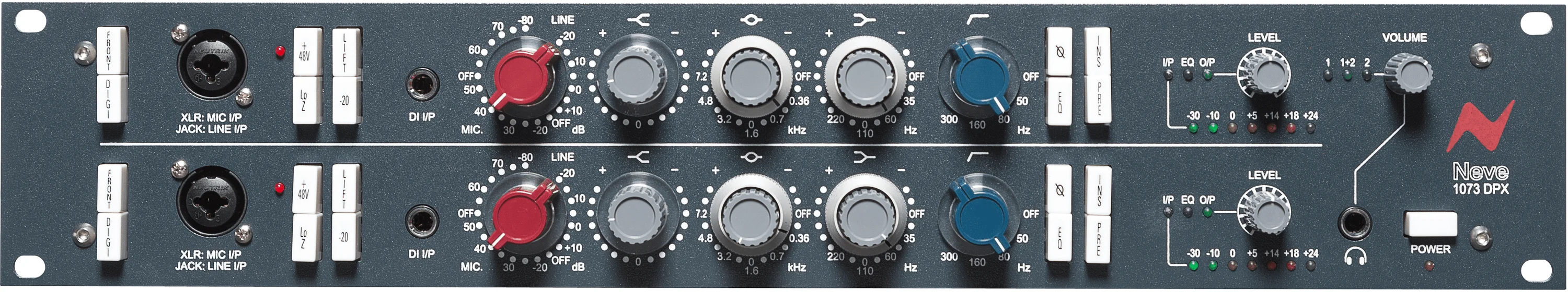 Neve 1073DPX 双通道麦克风前置放大器与均衡器