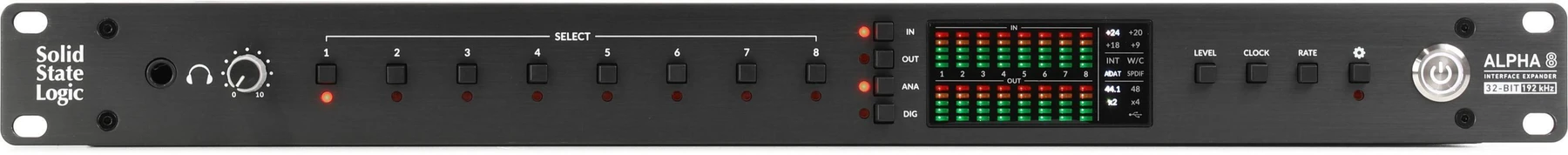 Solid State Logic Alpha 8 模数/数模转换器/扩展器及USB音频接口