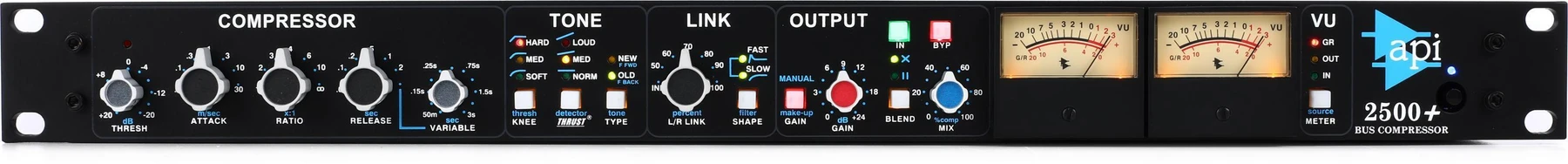 API 2500+ 立体声总线压缩器