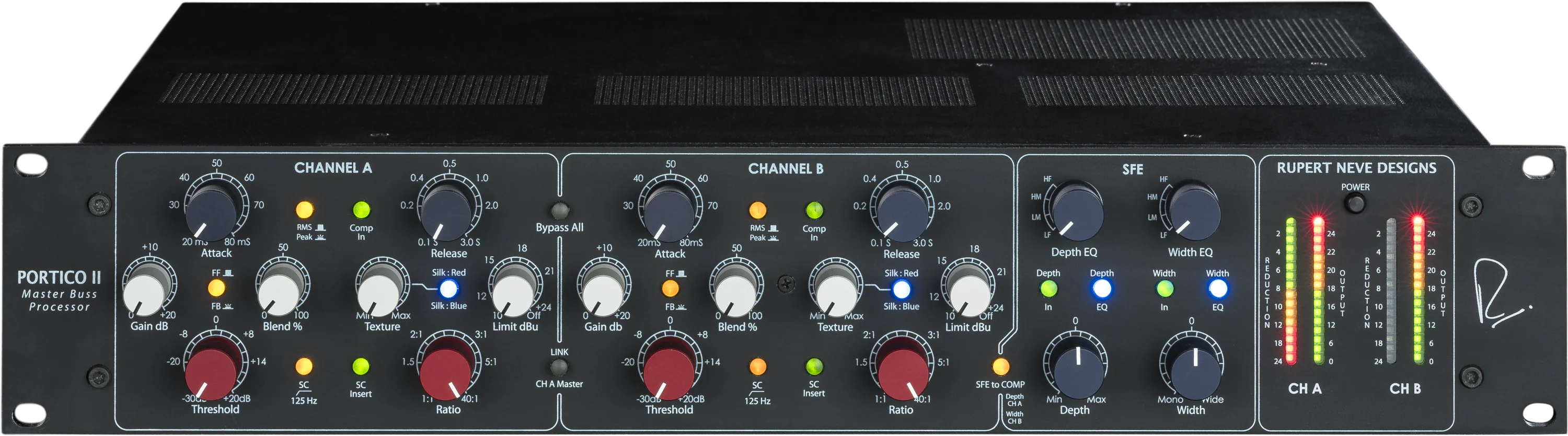 Rupert Neve Designs Portico II 主总线处理器（黑色款）