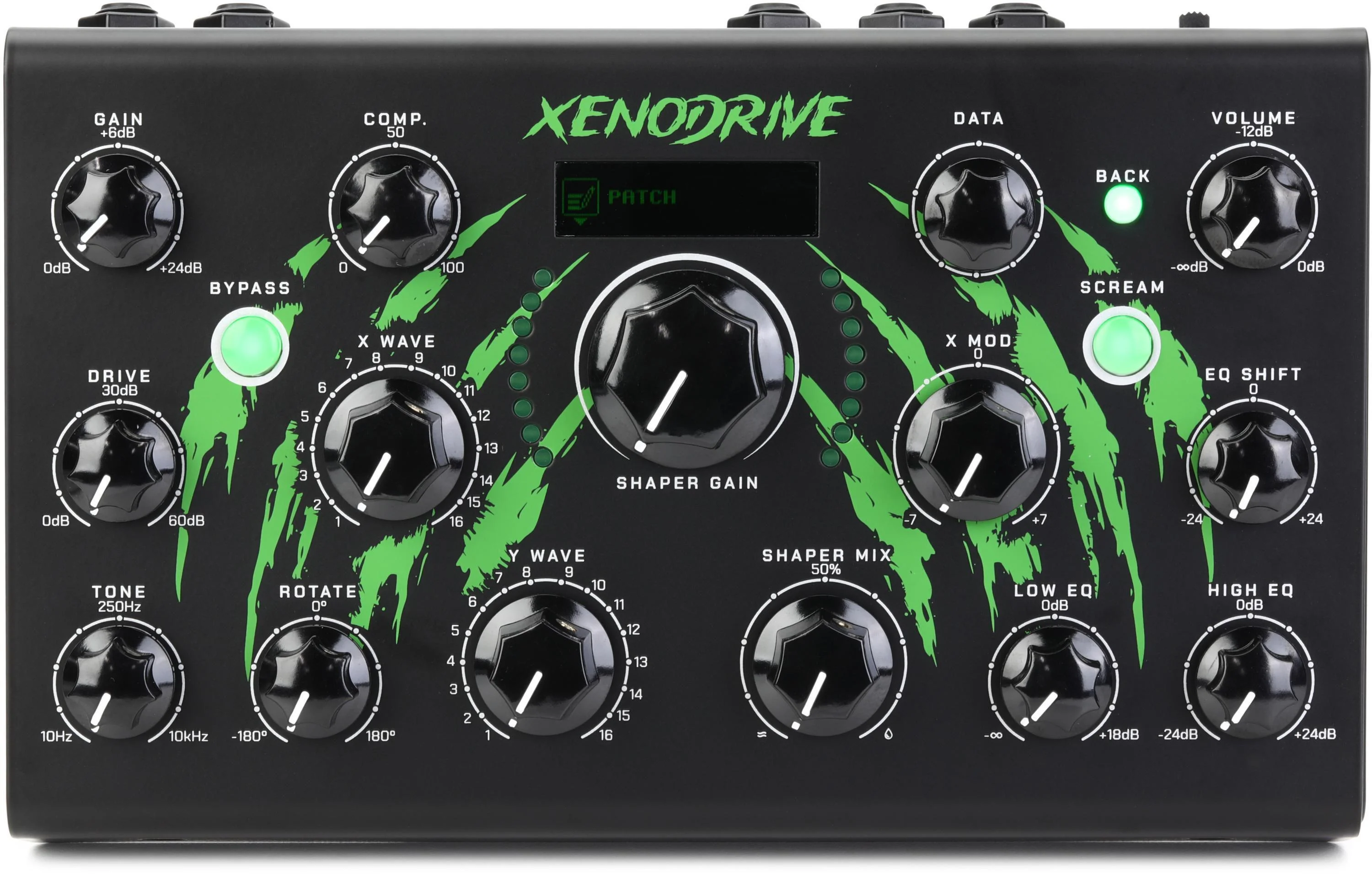 Erica Synths Xenodrive 立体声失真/过载/波形塑形效果器